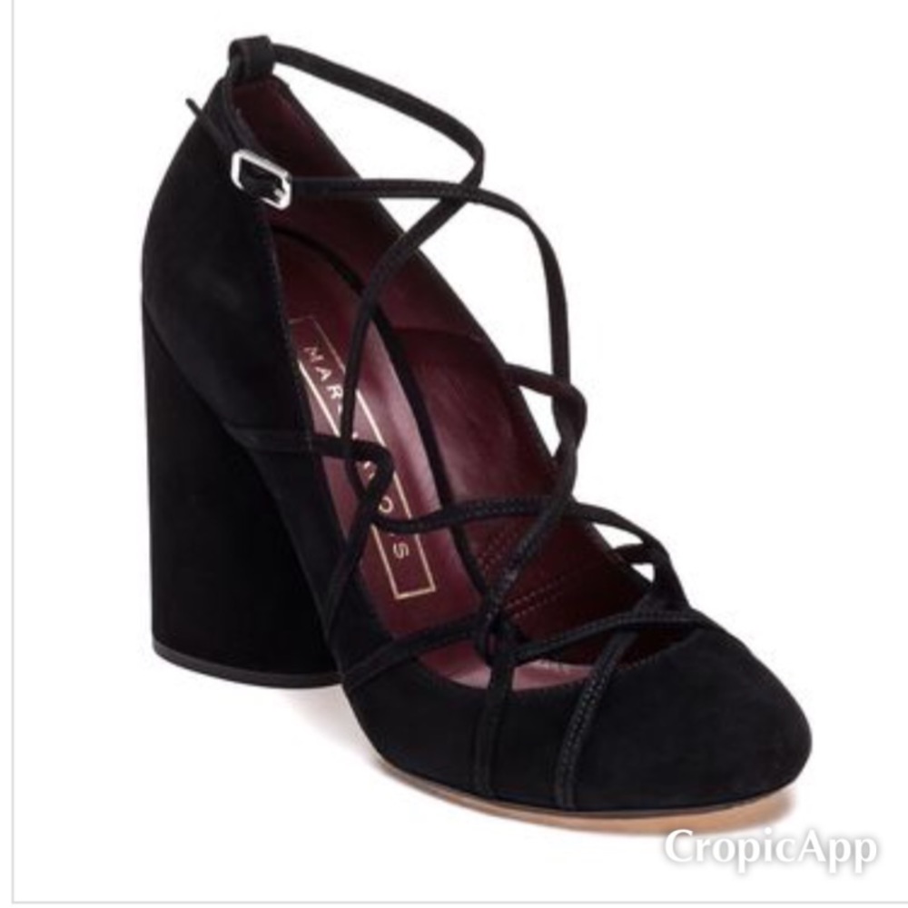 Brand New In Box Marc Jacobs Carrie Ghillie Heel